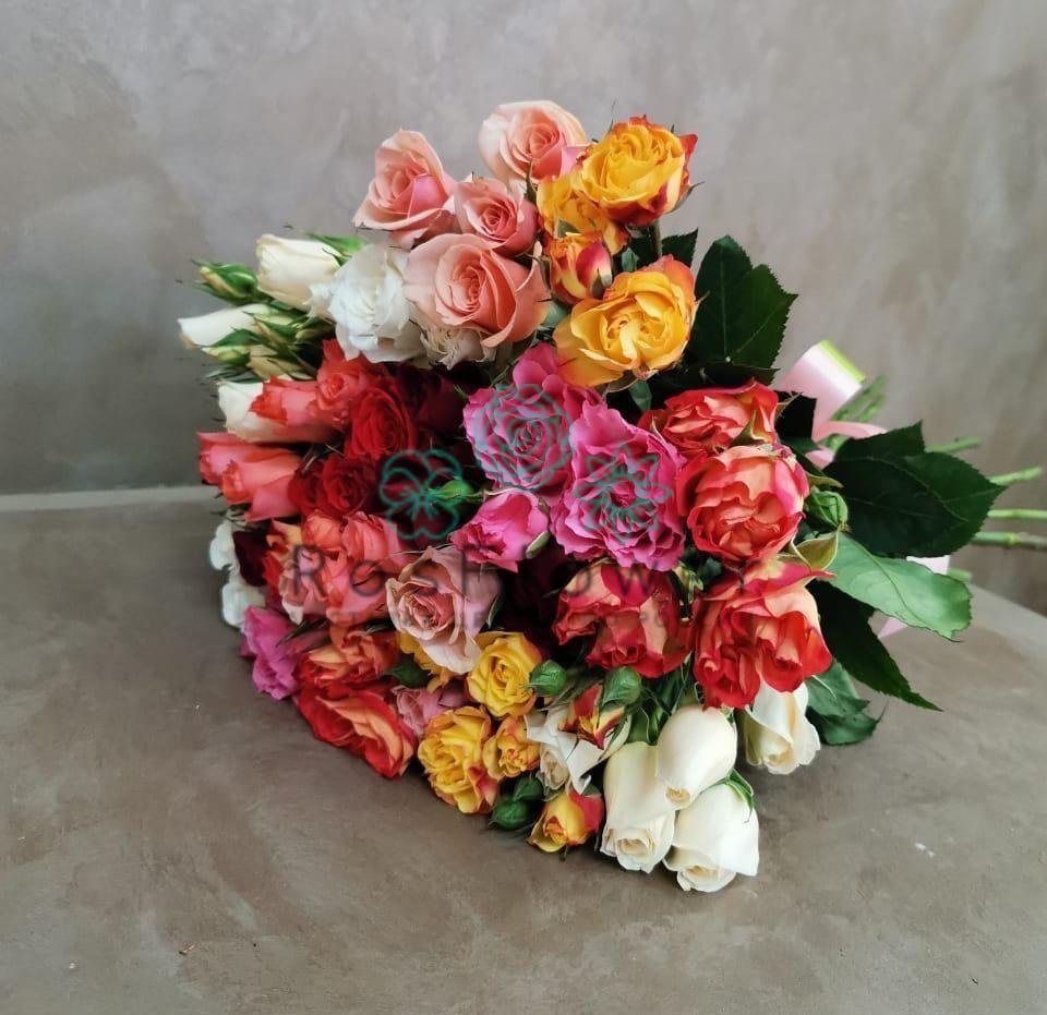 Букет цветов из: Розы в Ивановской