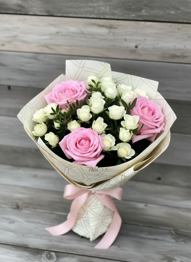 Букет цветов из: Розы в Ивановской