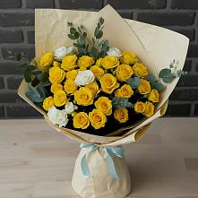 Букет цветов из:  Розы в Ивановской