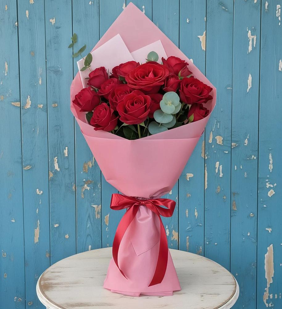 Букет цветов из: Розы в Ивановской