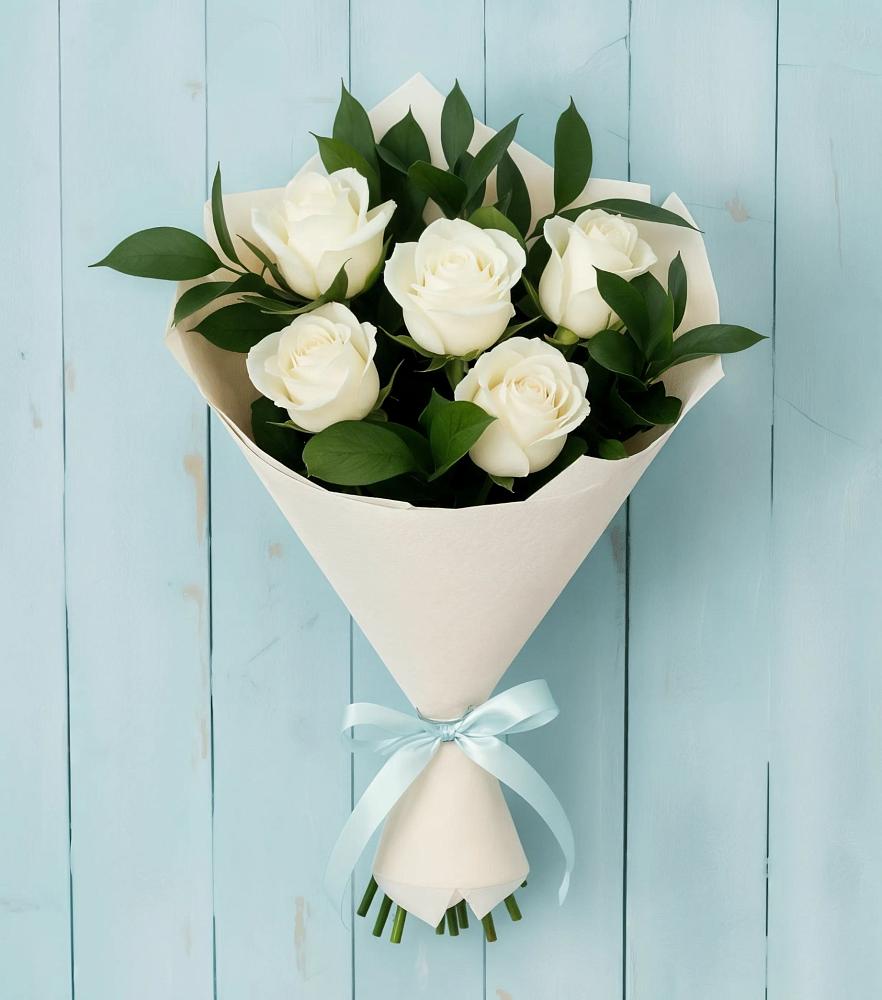 Букет цветов из: Розы в Ивановской