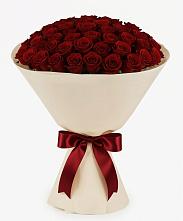 Букет 101 Бордовая роза Блэк Бакарра в Ивановской