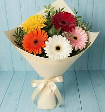 Букет цветов из:  Герберы в Ивановской