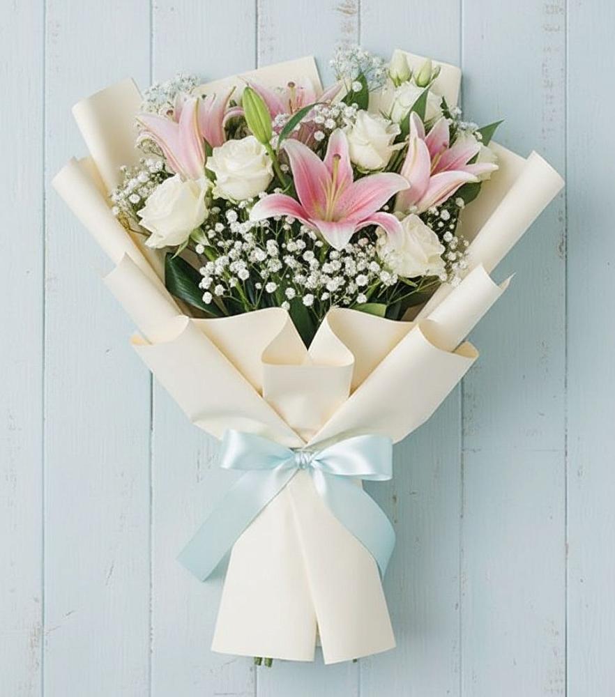 Букет цветов из: Лилии в Ивановской