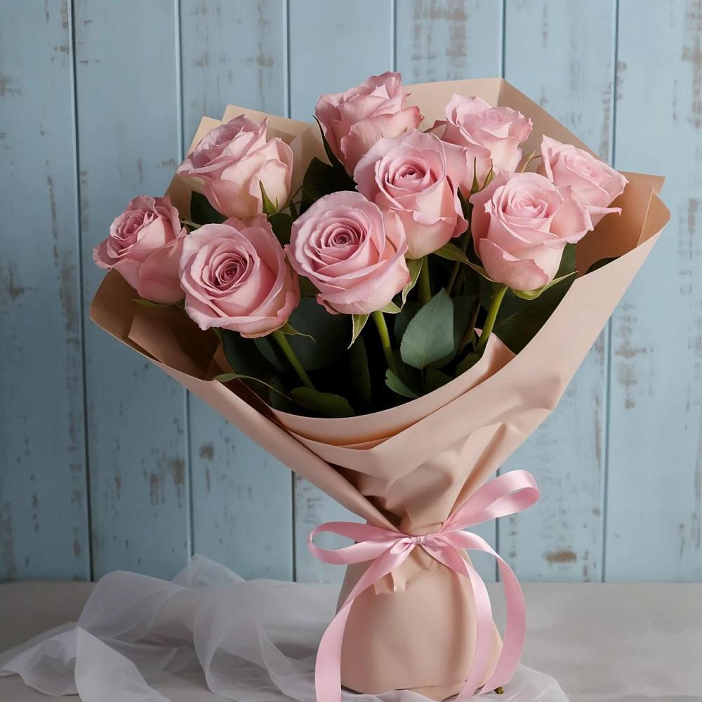 Букет цветов из: Розы в Ивановской