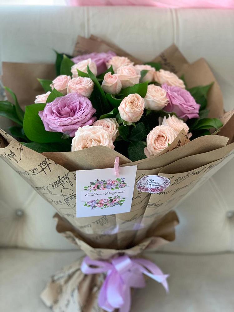 Букет цветов из: Розы в Ивановской