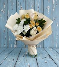 Букет цветов из:  Розы и Хризантемы в Ивановской