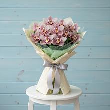 Букет цветов из:  Орхидеи и Розы в Ивановской