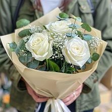 Букет цветов из:  Розы в Ивановской