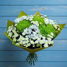 Букет цветов из:  Хризантемы #REPLACE_PRED# Ивановской