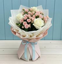 Букет цветов из:  Розы в Ивановской