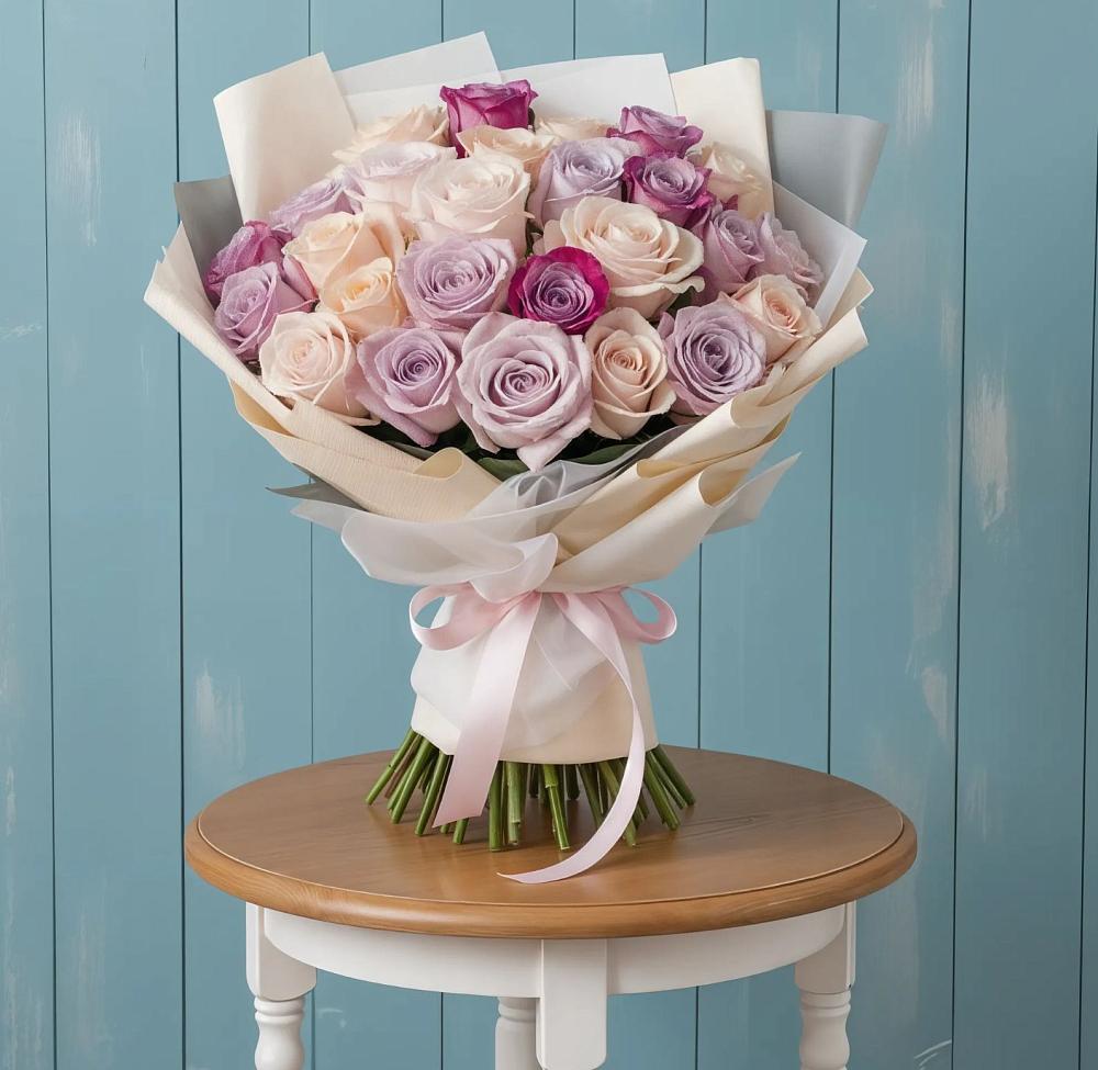 Букет цветов из: Розы в Ивановской