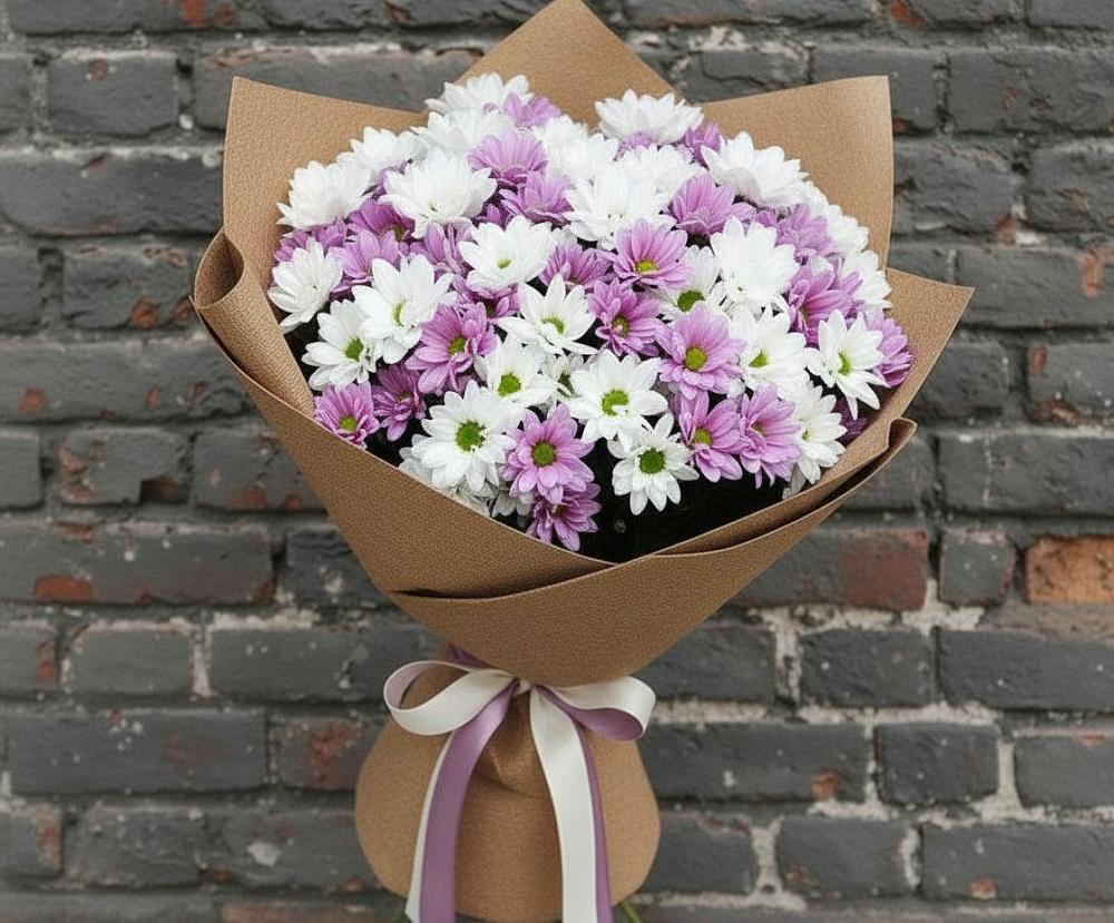 Букет цветов из: Хризантемы в Ивановской