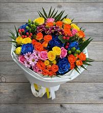 Букет цветов из:  Розы и Хризантемы #REPLACE_PRED# Ивановской