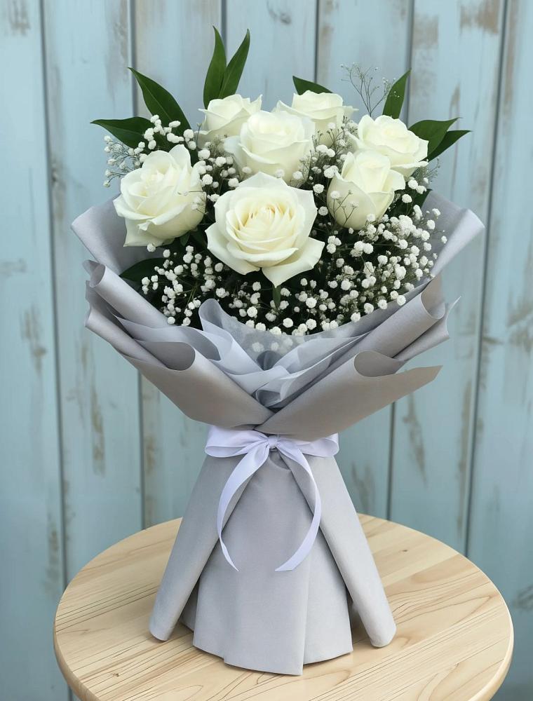 Букет цветов из: Розы в Ивановской