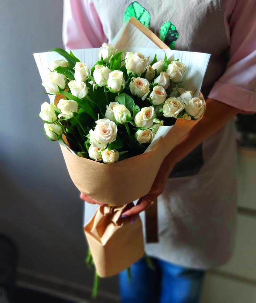 Букет цветов из: Розы в Ивановской