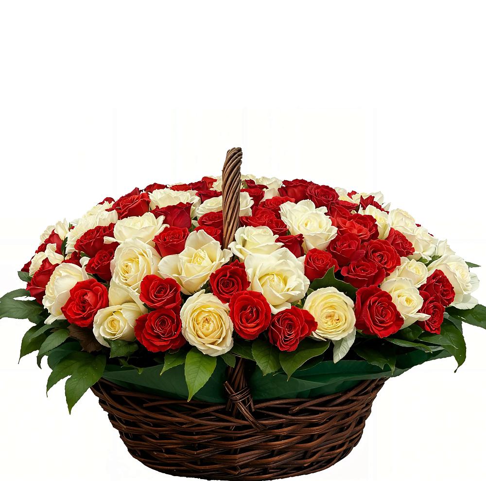 Премиум букет из: Розы в Ивановской