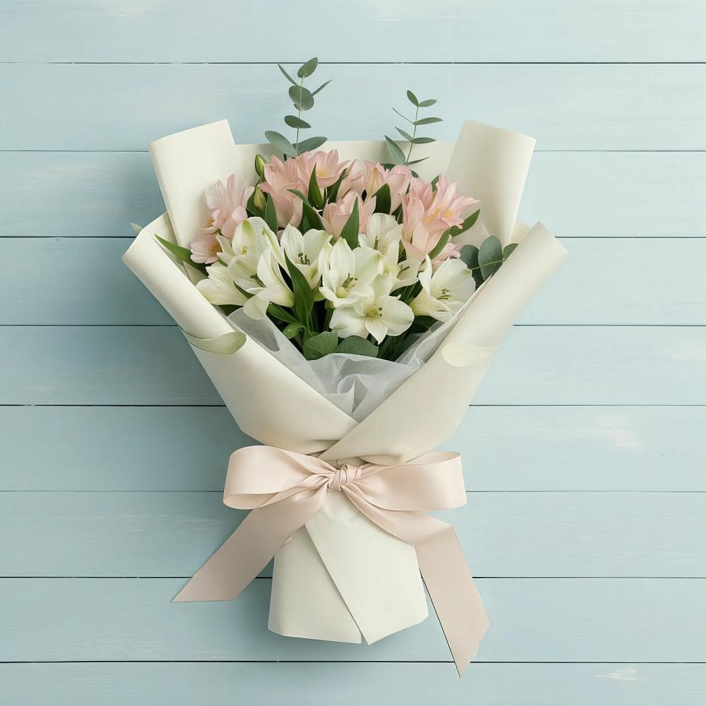 Букет цветов из: Альстромерии в Ивановской