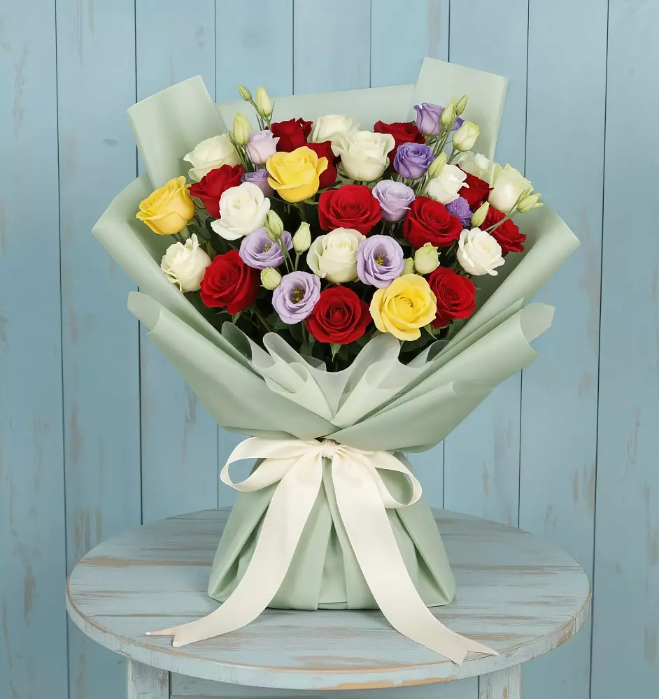 Букет цветов из: Розы в Ивановской