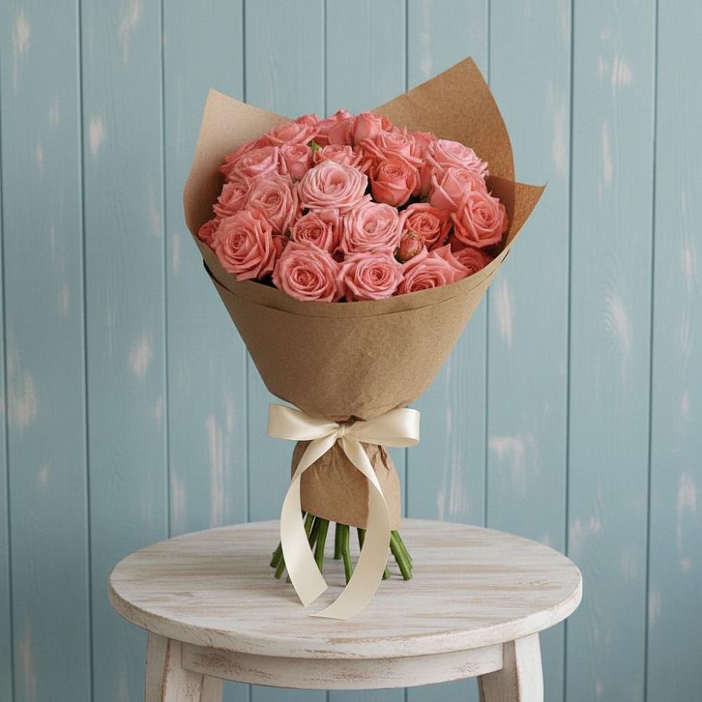 Букет цветов из: Розы в Ивановской