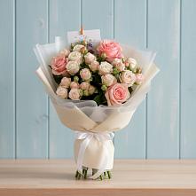 Букет цветов из:  Розы в Ивановской