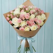 Букет цветов из:  Розы в Ивановской